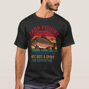 Retro Karper Vissen - Sport Avontuur Buitenmensen T-shirt