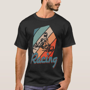 Retro Kart Go Kart Racing Pit Crew Driver T-shirt