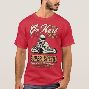 Retro Karting Go Kart Champ Go Kart Racing T-shirt