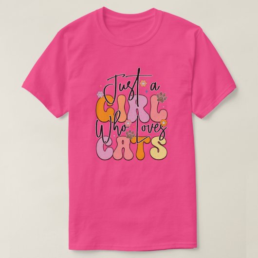 Retro kat 3 t-shirt (Design voorkant)