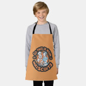 Retro Kat Chef Maiscuits Bak Kunst Schort (Gedragen)