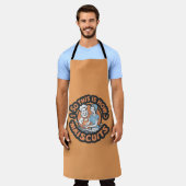 Retro Kat Chef Maiscuits Bak Kunst Schort (Gedragen)