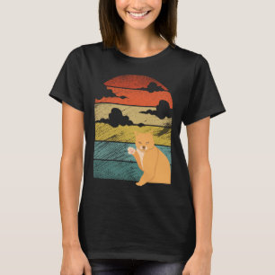 Retro  Kat en Leuk dierenspul 4 T-shirt