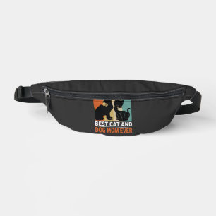 Retro kat hond moeder kat mama Furmama puppy kitty Heuptasje