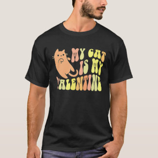 Retro KAT IS MIJN VALENTIJN Sorry Jongens Meisjes  T-shirt