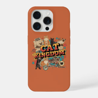 Retro Kat Koninkrijk Esthetiek - Vintage 90s iPhone 15 Pro Case