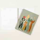 Retro Kat Planner, Midden-Eeuw Katten Planner (Display)