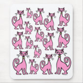 Retro Katten Muismat (Voorkant)