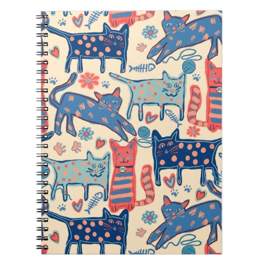 Retro Katten Notitieboek (Voorkant)