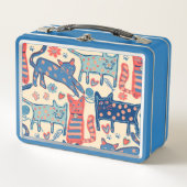 Retro Katten Print (Voorkant)