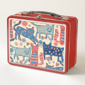 Retro Katten Print (Voorkant)