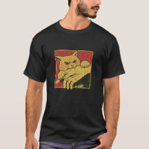 Retro Kattenbeet T-Shirt