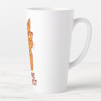 Retro Kattenmokkop 'Feline Analyst' – Cadeau voor  Latte Mok