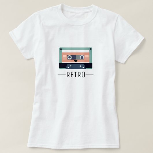 Retro Kawaii | Cassette | T-Shirt (Design voorkant)