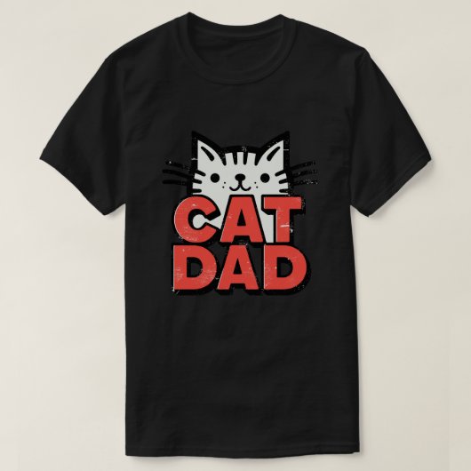 Retro Kawaii Kat Pa T-shirt (Design voorkant)