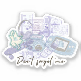 Retro Kawaii Nostalgia – Custom-Cut Vinyl Sticker