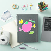 retro kawaii stickerpakket sticker (iPad Cover)