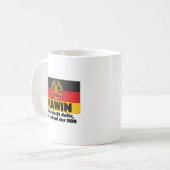 Retro Käwin Ich bin ein Kind der DDR Ostalgie Koffiemok (Voorkant links)