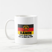 Retro Käwin Ich bin ein Kind der DDR Ostalgie Koffiemok (Links)