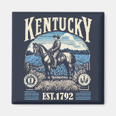 Retro Kentucky Magneet (Voorkant)