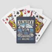Retro Kentucky Pokerkaarten (Achterkant)