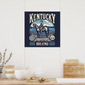 Retro Kentucky Poster (Keuken)