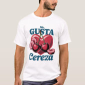 Retro Kers “Me Gusta” Fruit T-shirt (Voorkant)