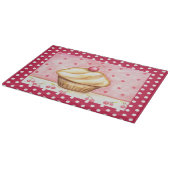 Retro Kersen Cupcake Keuken Snijplank Cadeau (Hoek)
