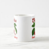 Retro Kersen Fruit Commerciële Grafische Kunst Sti Koffiemok (Center)