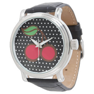 Retro Kersen Horloge