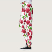 Retro Kersen Kersenprint Leggings Yoga Broek (Links)