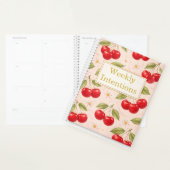 Retro Kersen Planner - Wekelijkse Intenties (Display)