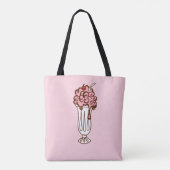Retro kersenfruitsap tas (Achterkant)
