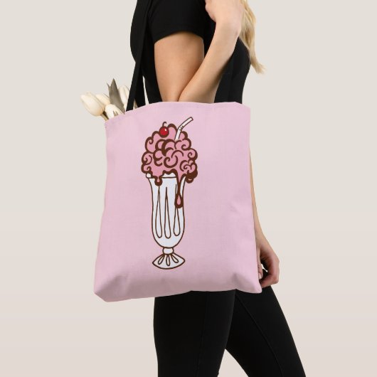 Retro kersenfruitsap tas (Dichtbij)