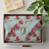 Retro Kersenpatroon Decoupage Tissuepapier (Geschenk)