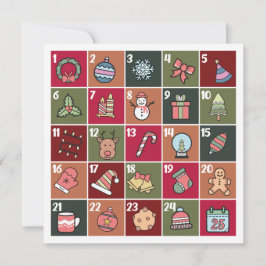 RETRO KERST ADVENT 2023 VAKANTIE KAART