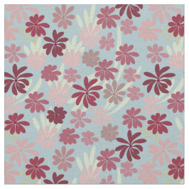 Retro Kerst Bloemen Stof