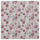 Retro Kerst Bloemen Stof (Swatch)