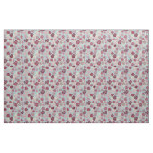 Retro Kerst Bloemen Stof (Fat Quarter)