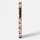 Retro Kerst Boemerangen iPhone Hoesje (Linkerkant)