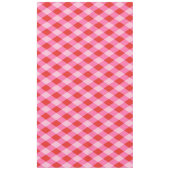 Retro Kerst Diamantruit - Rood & Roze Tafelkleed (Voorkant)