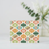 Retro Kerst Ginger & Specerijen Feestdagenkaart (Staand voorkant)