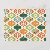 Retro Kerst Ginger & Specerijen Feestdagenkaart (Voorkant)