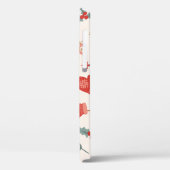 Retro Kerst Gingerbread Patroon. Case-Mate iPhone Case (Achterkant / Links)