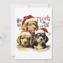 Retro Kerst Hond Huisdieren Treats 2023