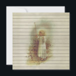 Retro |  kerst in religieuze zin feestdagenkaart<br><div class="desc">Retro / Vintage-kerstwenskaart. Ik wens jullie allemaal een prettig kerstfeest en gelukkig nieuwjaar!</div>