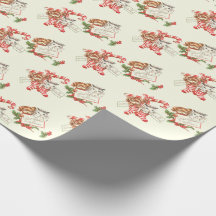 Retro Kerst Kitten en Puppy
