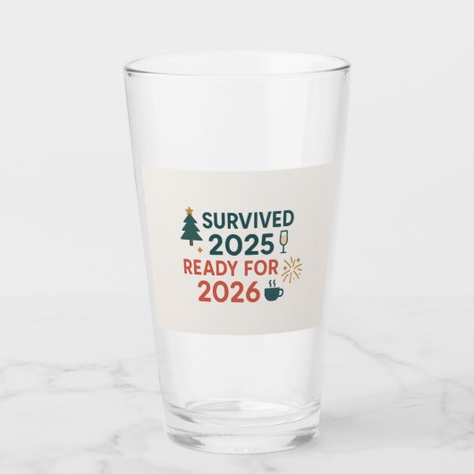 Retro Kerst Mok – vakantie Cheer Glas (Voorkant)