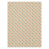 Retro Kerst Ornament en Cadeaupatroon Tafelkleed (Voorkant)