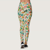  Retro Kerst Ornamenten en Lichten Leggings (Achterkant)
